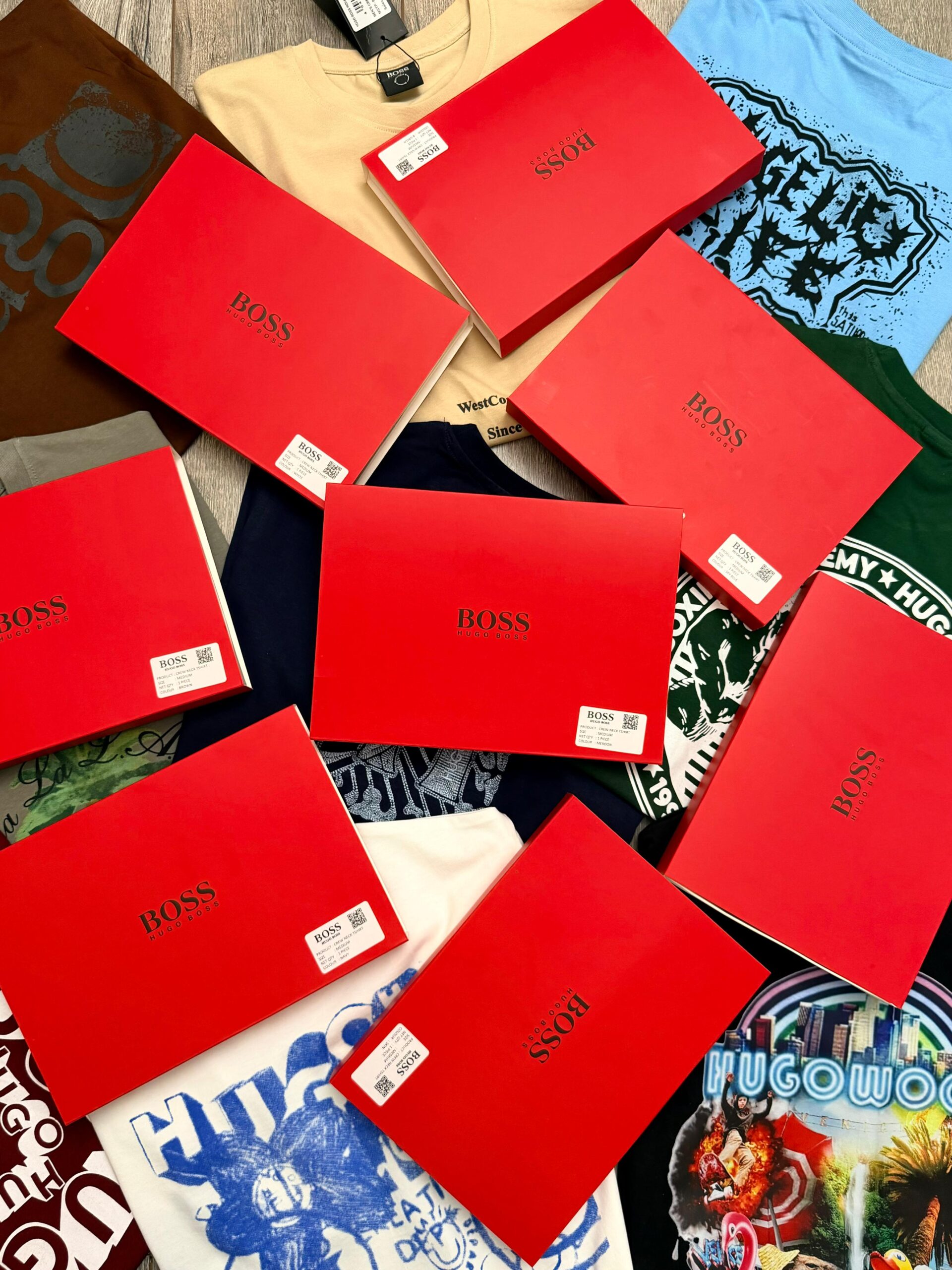 HUGO BOSS R-Neck T-Shirts