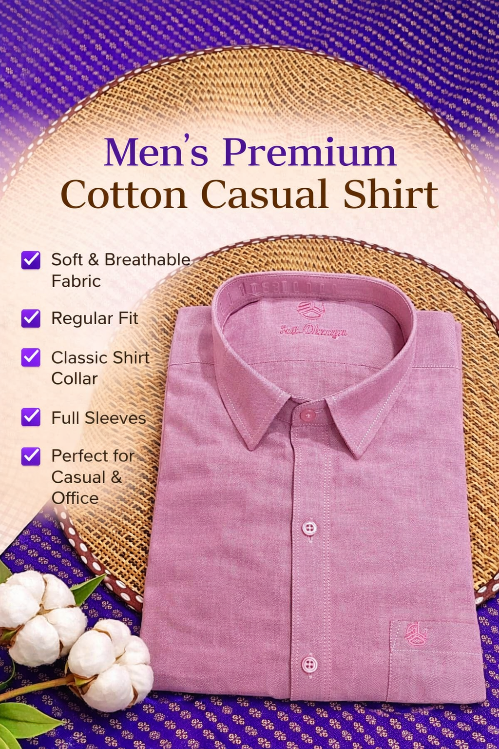 Cotton Plain Shirts