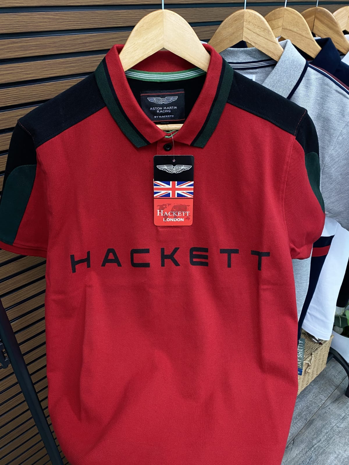HACKETT Red Polo T-Shirt