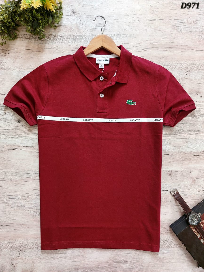 LACOSTE Red Polo T-Shirt
