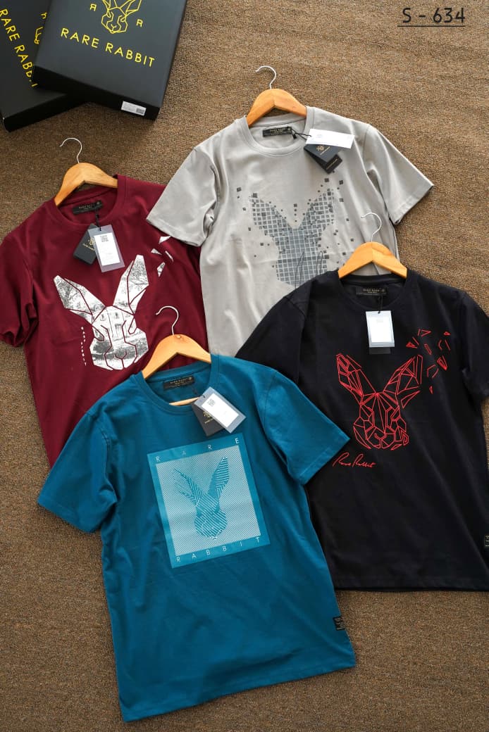 RARE RABBIT Crew Neck T-Shirt