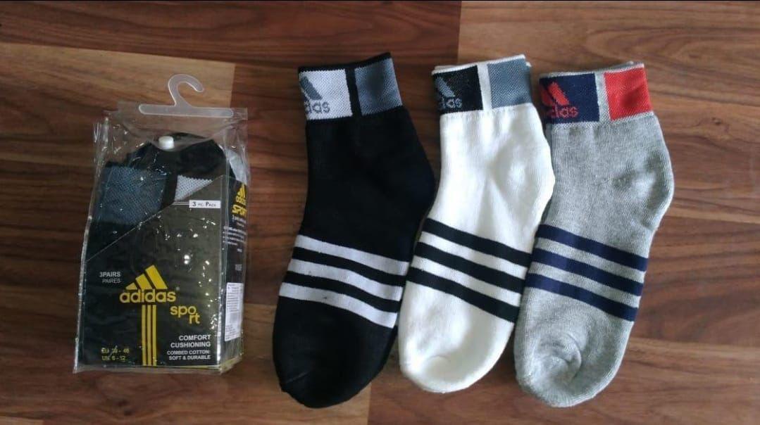 ADIDAS Ankle Length Socks 3 Pair Pack
