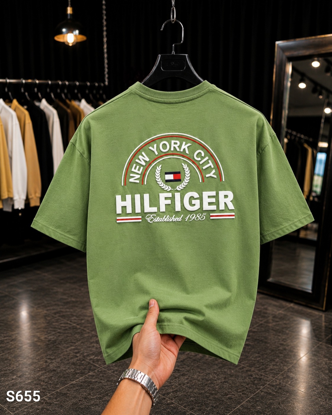 TOMMY HILFIGER Premium Drop Shoulder T-Shirt